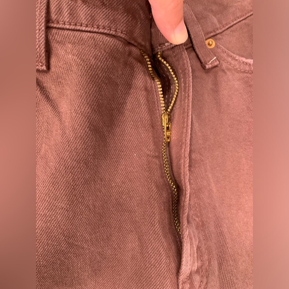 NWOT MOTHER SNACKS jeans size 27 French Roast wash - Picture 9 of 11